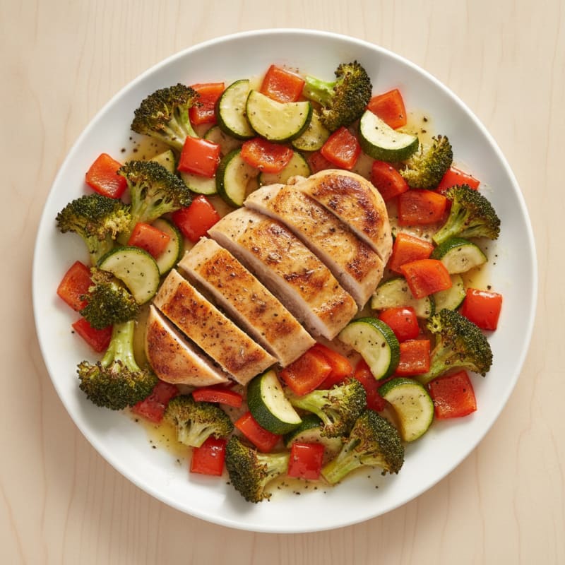 Sheet Pan Lemon Herb Chicken and Veggies