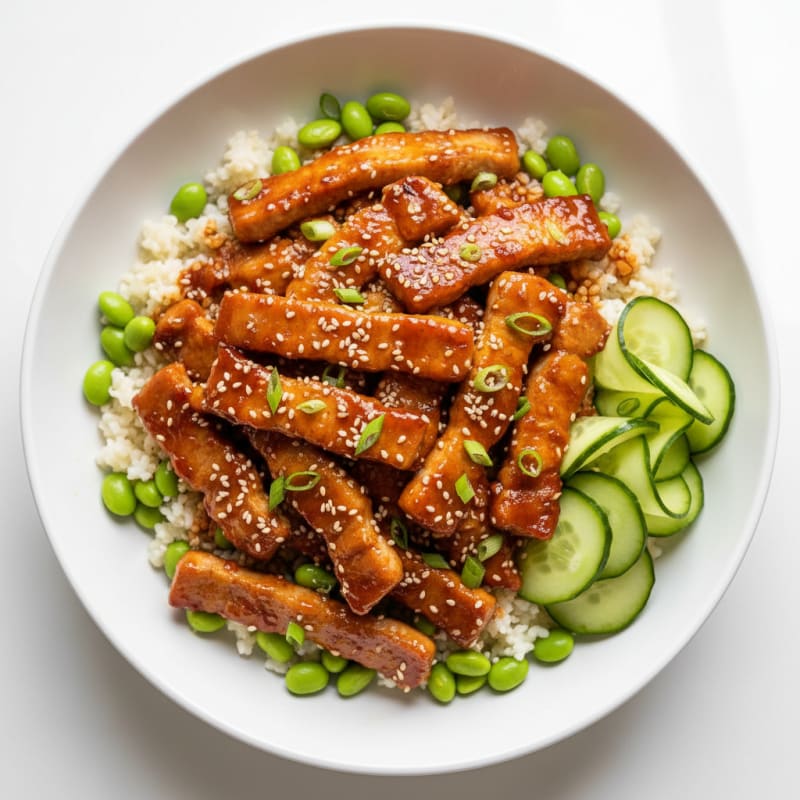 Spicy Gochujang Pork Belly Bowl