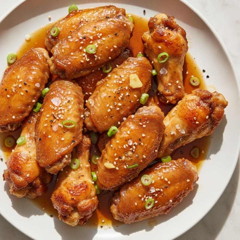Sweet and Sticky Honey Wings