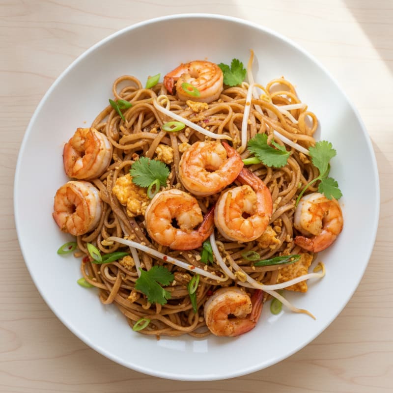 Shrimp Pad Thai Noodles
