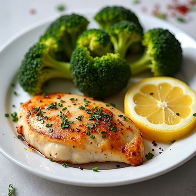 Sheet Pan Lemon Garlic Chicken and Roasted Broccoli