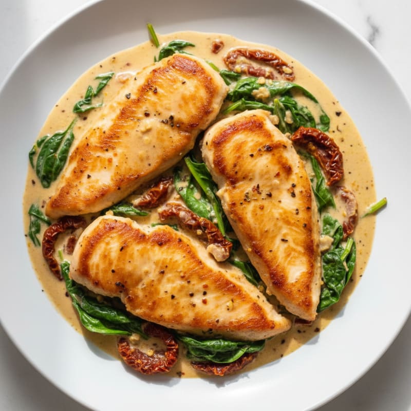 Creamy Tuscan Chicken Skillet