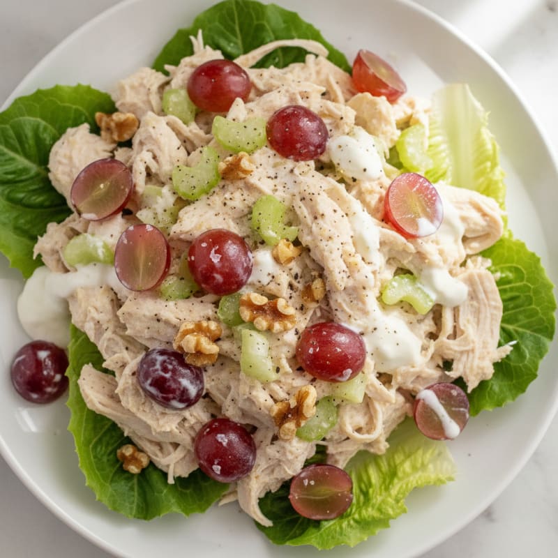 Canned Chicken Salad with Grapes