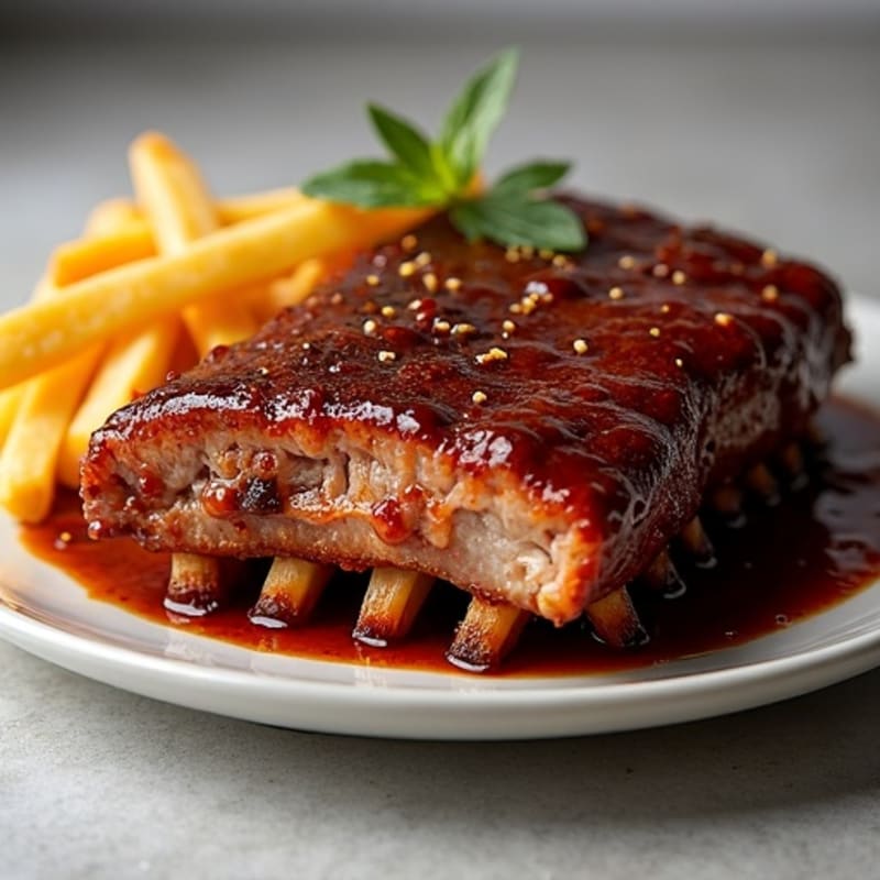 Crispy Slow-Cooked Sticky BBQ Ribs