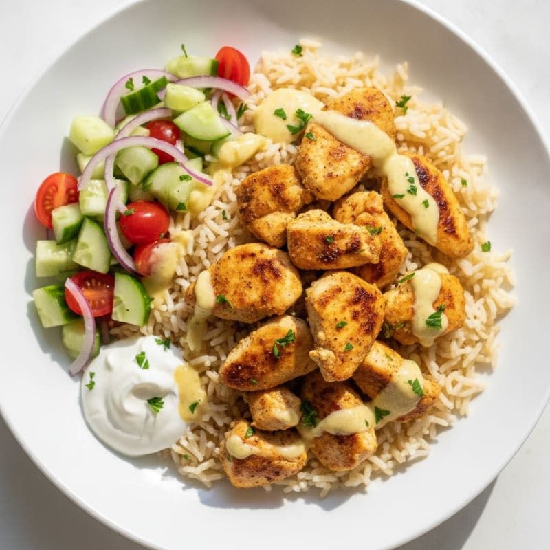 Chicken Shawarma Rice Bowl