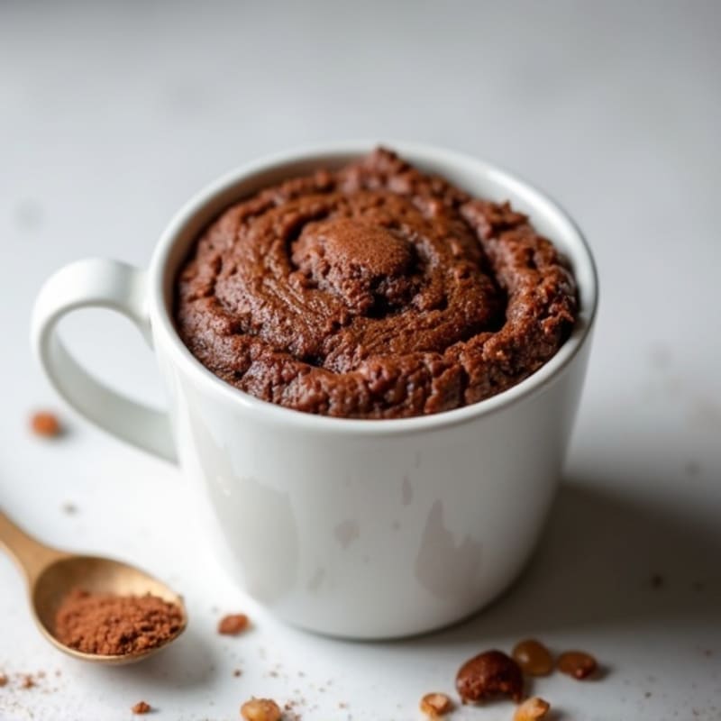 Healthy Chocolate Protein Mug Cake
