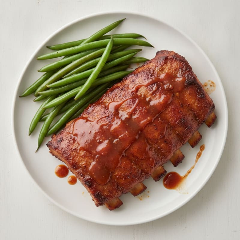 Sweet & Sticky BBQ Baby Back Ribs