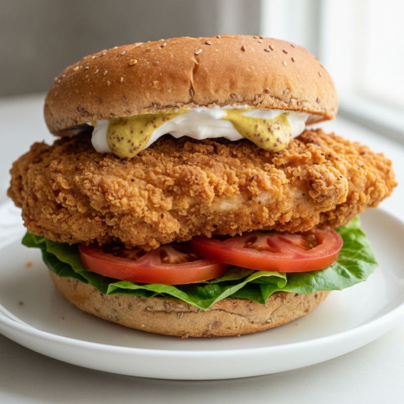 Crispy Buttermilk Fried Chicken Sandwich