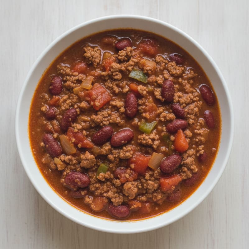 Hearty Beef and Bean Chili