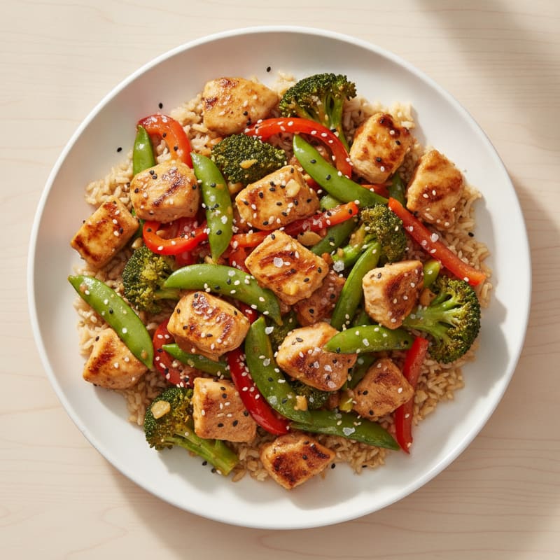 Sesame-Ginger Chicken Stir-Fry