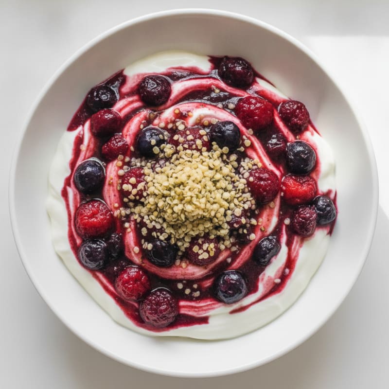 Berry-Swirled Yogurt Parfait