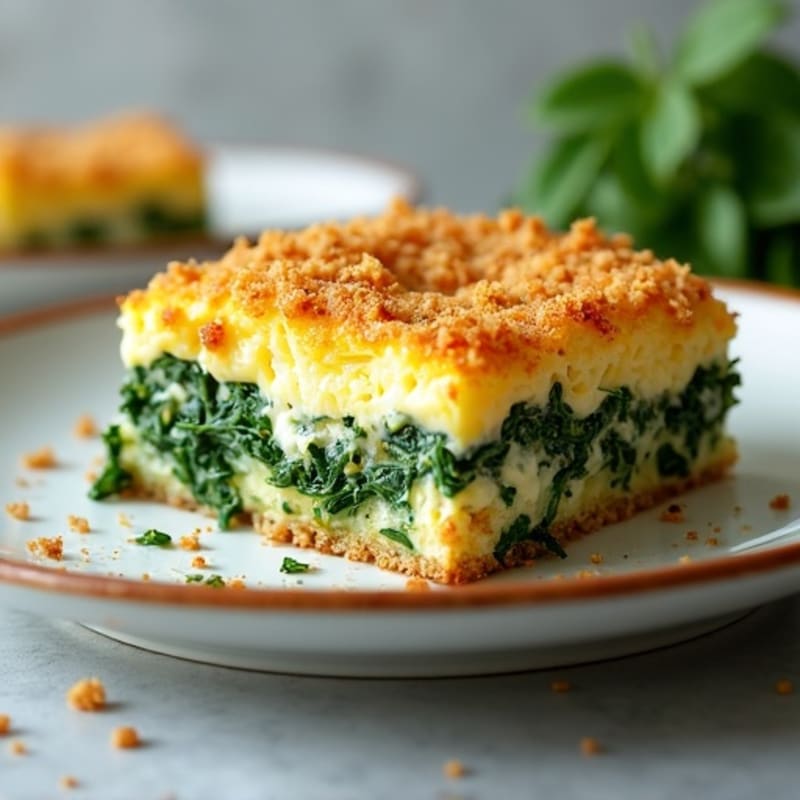 Crispy Spinach and Feta Bake