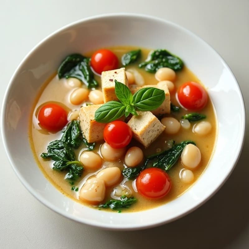 Creamy Tuscan White Bean Stew with Herbs