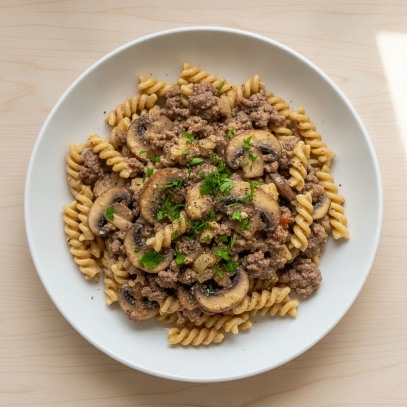 Savory Beef and Mushroom Stroganoff