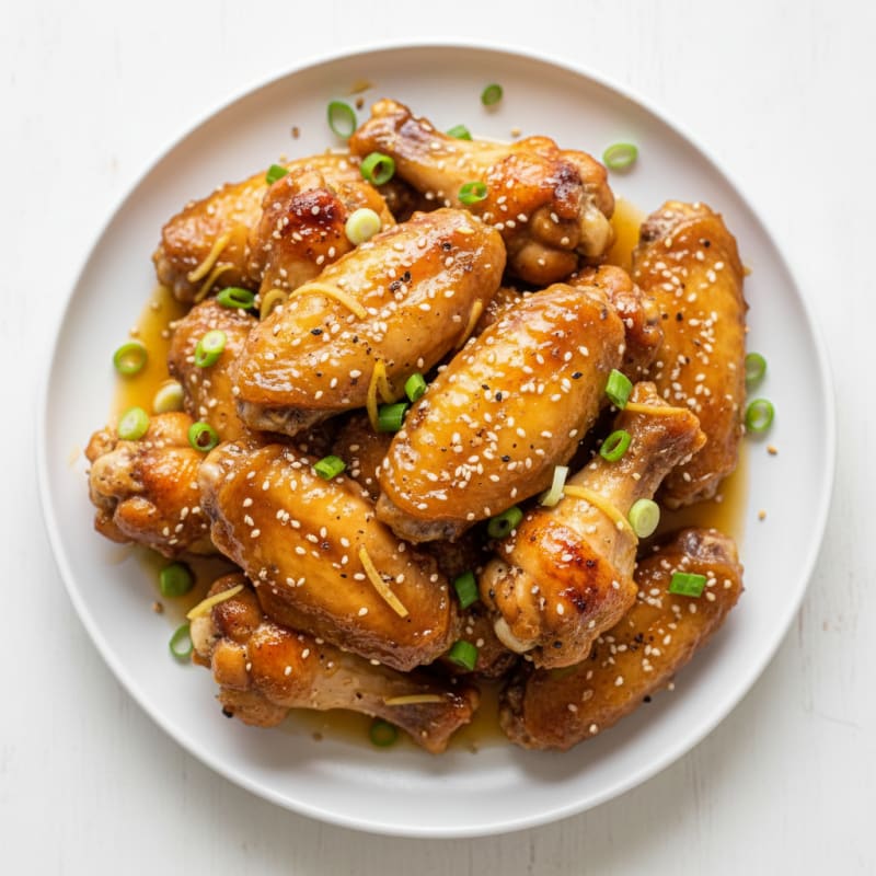 Honey-Garlic Glazed Chicken Wings