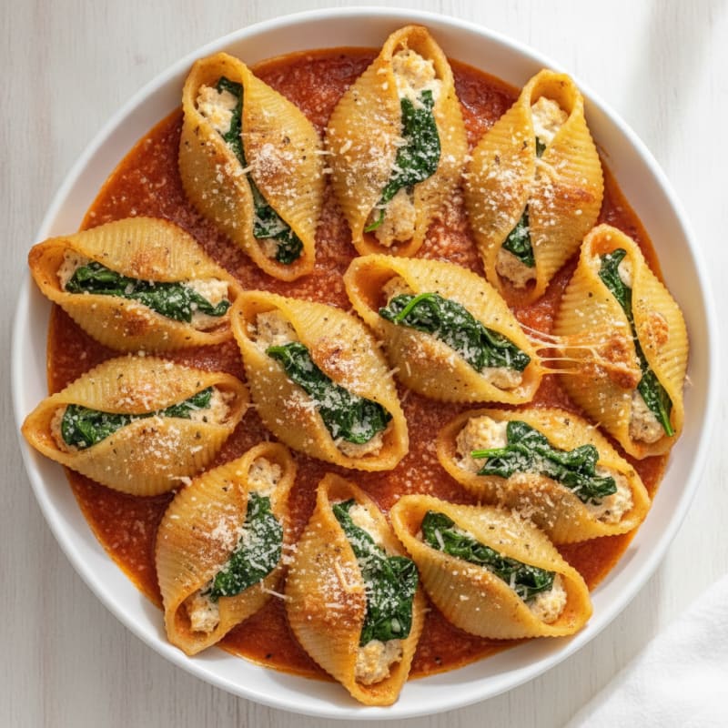 Spinach & Ricotta Stuffed Shells