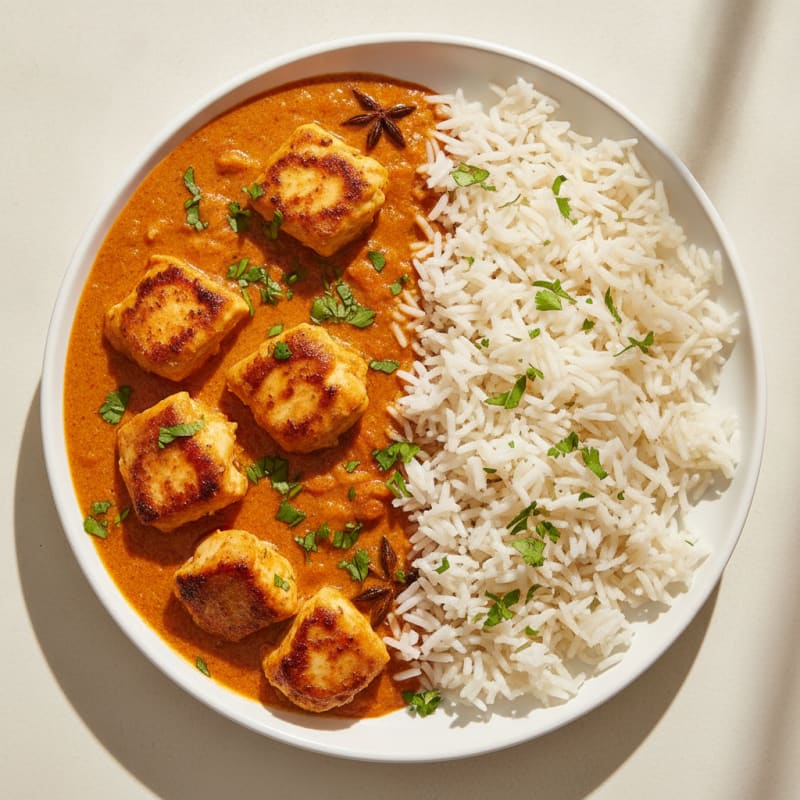 Spiced Butter Chicken with Basmati Rice