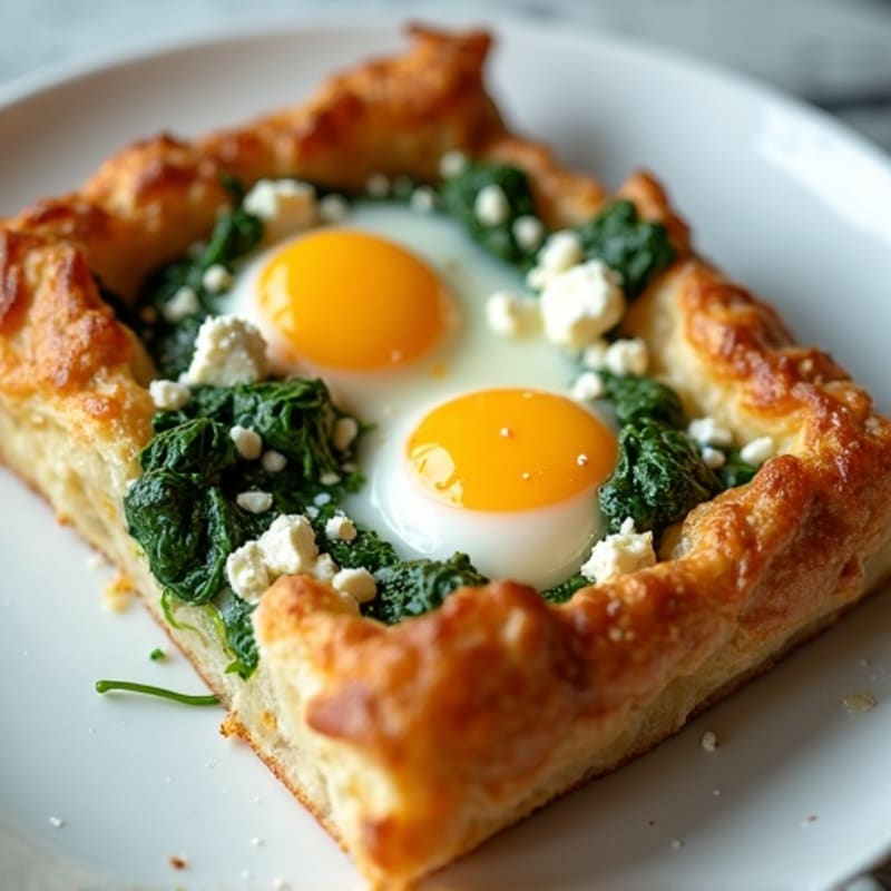 Crispy Spinach and Feta Phyllo Bake