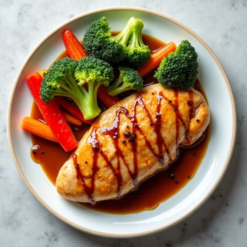 Healthy Teriyaki Chicken with Roasted Vegetables