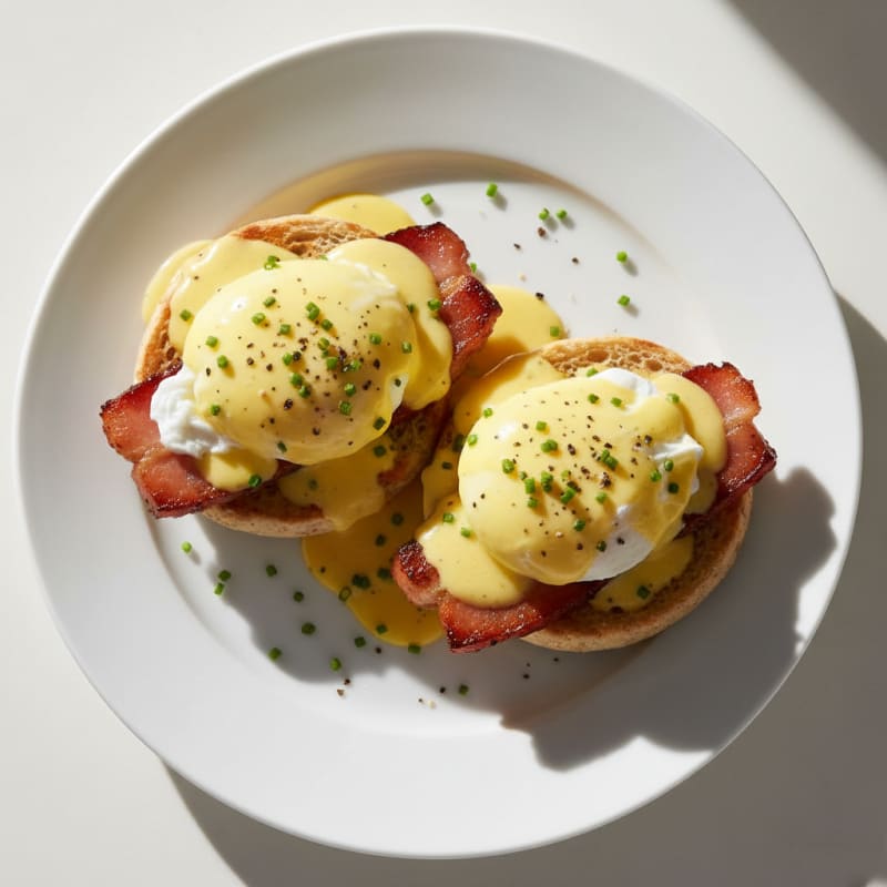 Creamy Classic Eggs Benedict with Zesty Hollandaise