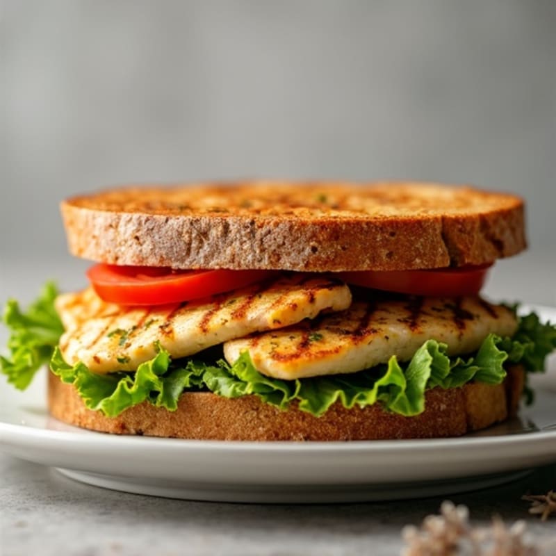 Grilled Chicken Pesto Sandwich