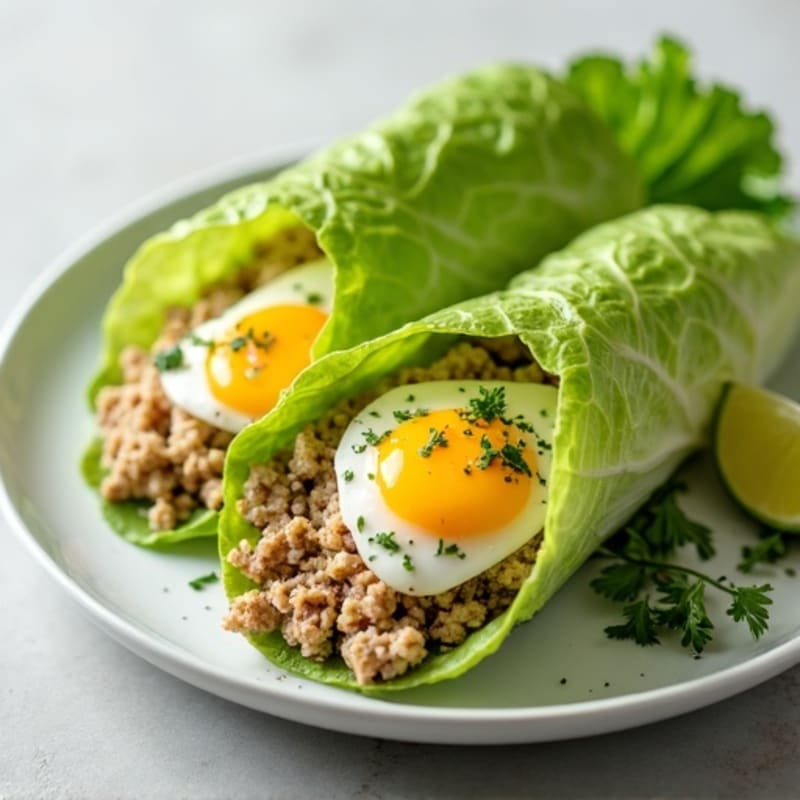 Creamy Avocado Turkey Lettuce Wrap