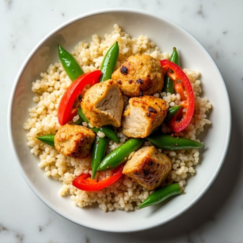 Cauliflower Rice Chicken Stir-Fry