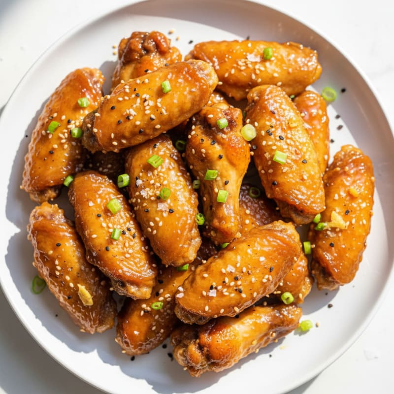 Honey-Garlic Glazed Chicken Wings