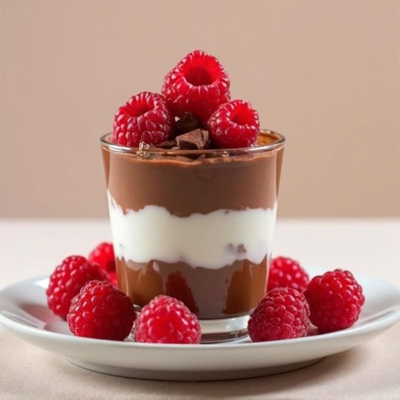 Silky Chocolate Protein Yogurt Parfait