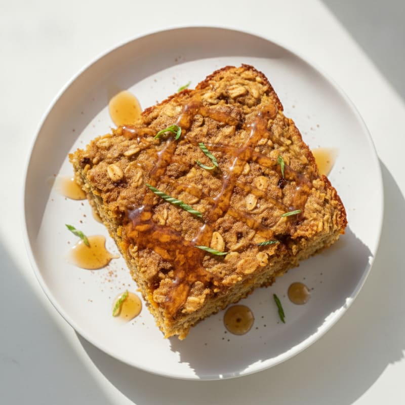 Pumpkin Spice Baked Oatmeal