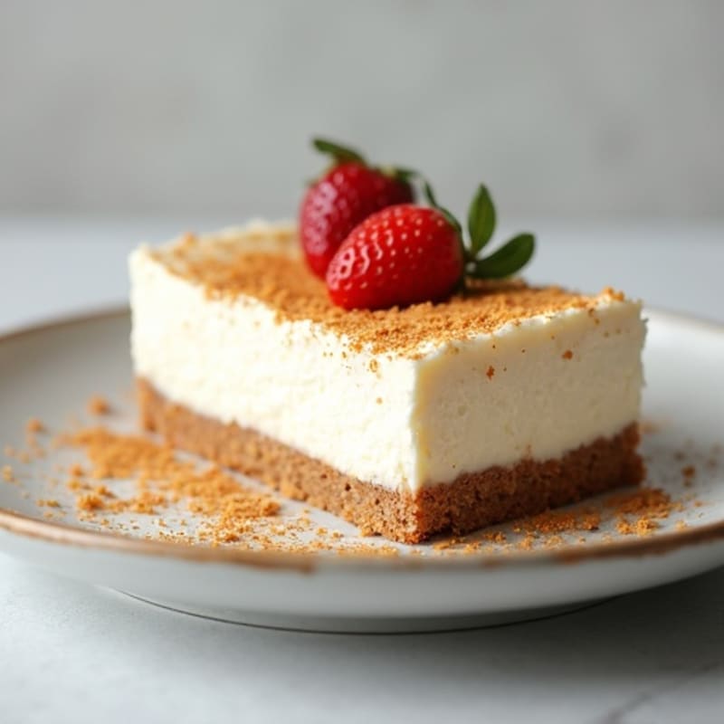 Creamy Greek Yogurt Protein Cheesecake