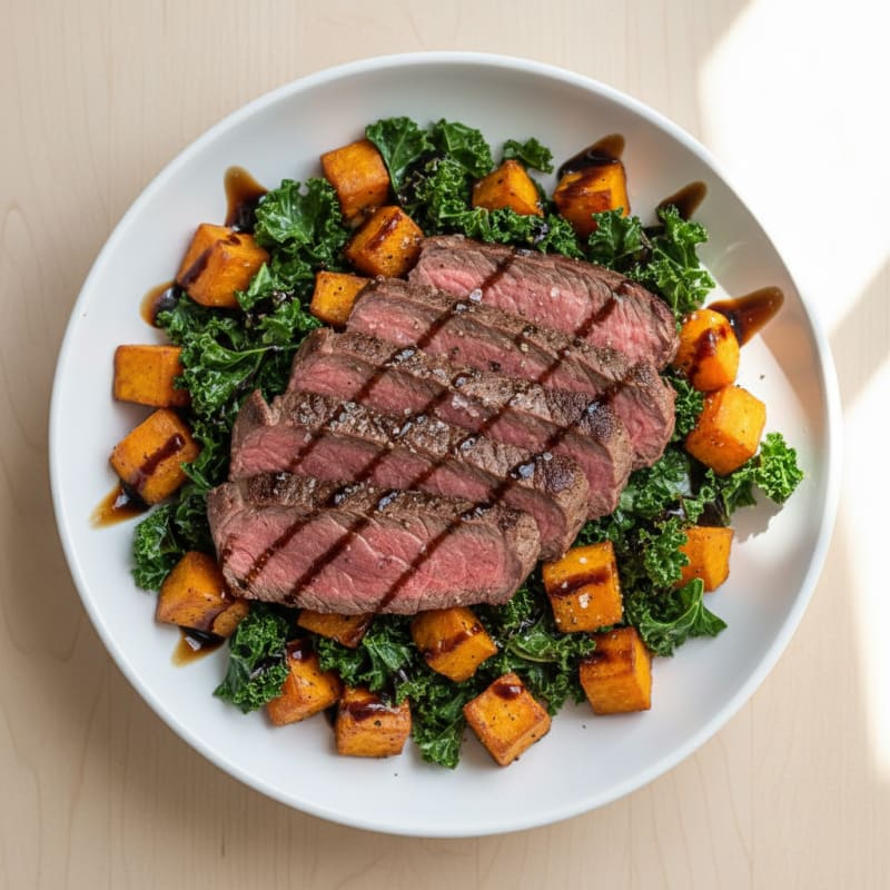 Hearty Steak and Sweet Potato Power Bowl