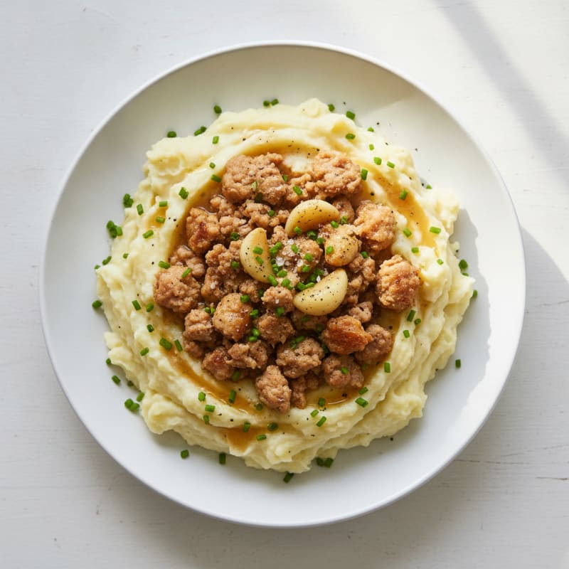 Buttery Garlic Mashed Potatoes