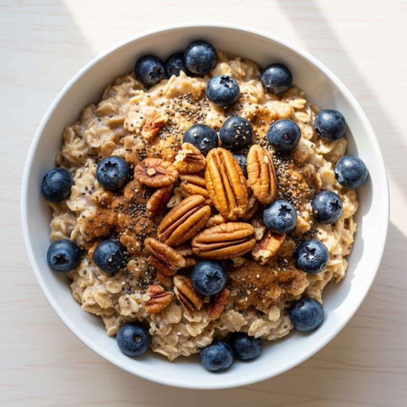 Blueberry Pecan Overnight Oats