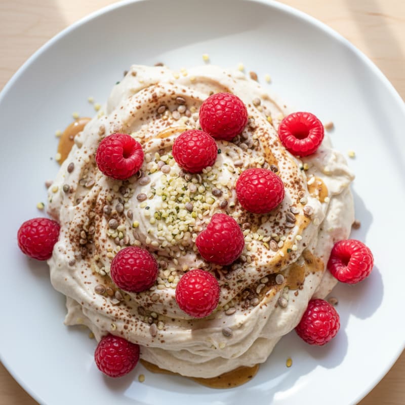 Silky Greek Yogurt Protein Mousse with Berries