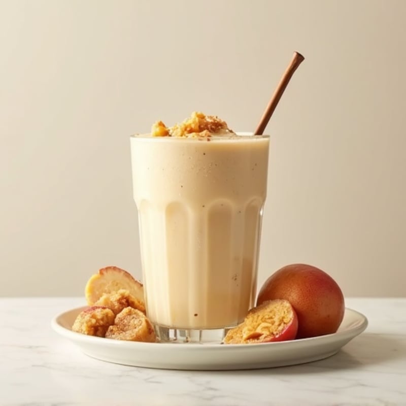 Vanilla Protein Smoothie with Almond Butter