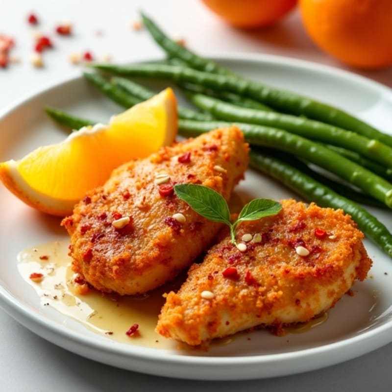 Crispy Air Fryer Orange Chicken
