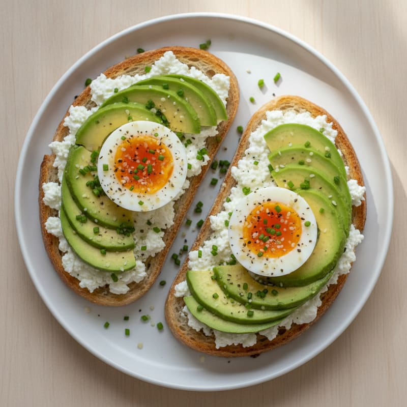 Sourdough Avocado Toast with Jammy Egg