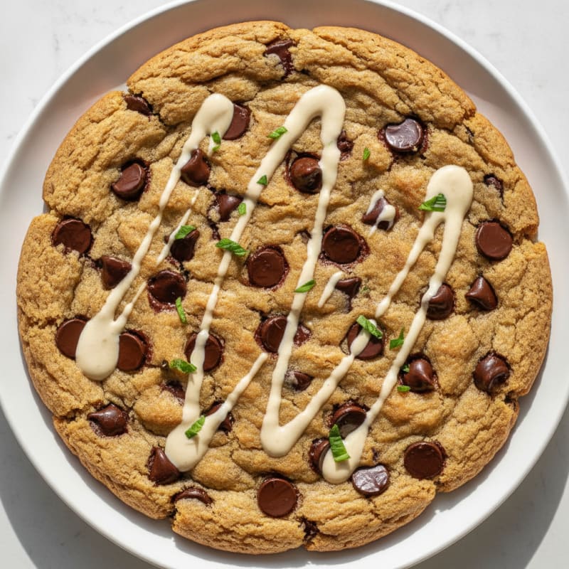 Warm Chocolate Chip Skillet Cookie