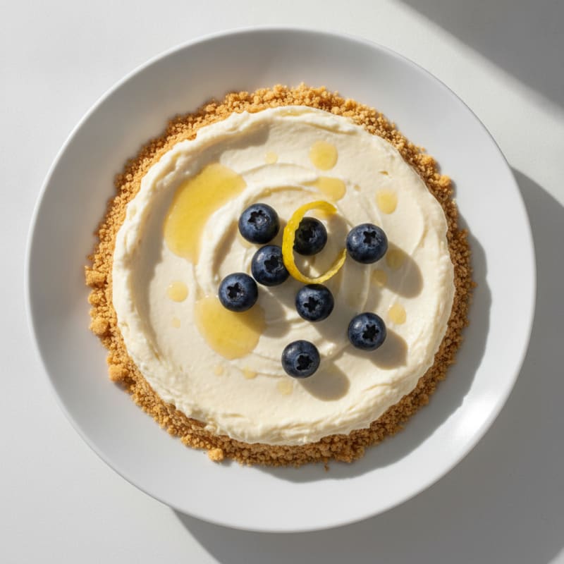 Creamy Greek Yogurt Protein Cheesecake