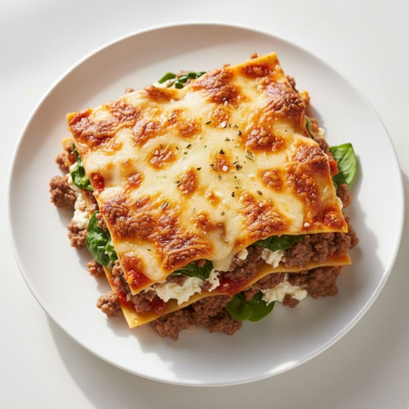 Classic Beef and Ricotta Lasagna Bake