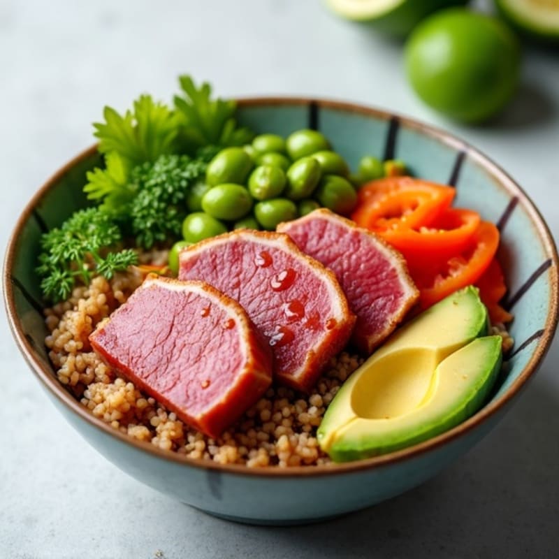 Fresh Ahi Tuna Poke Bowl