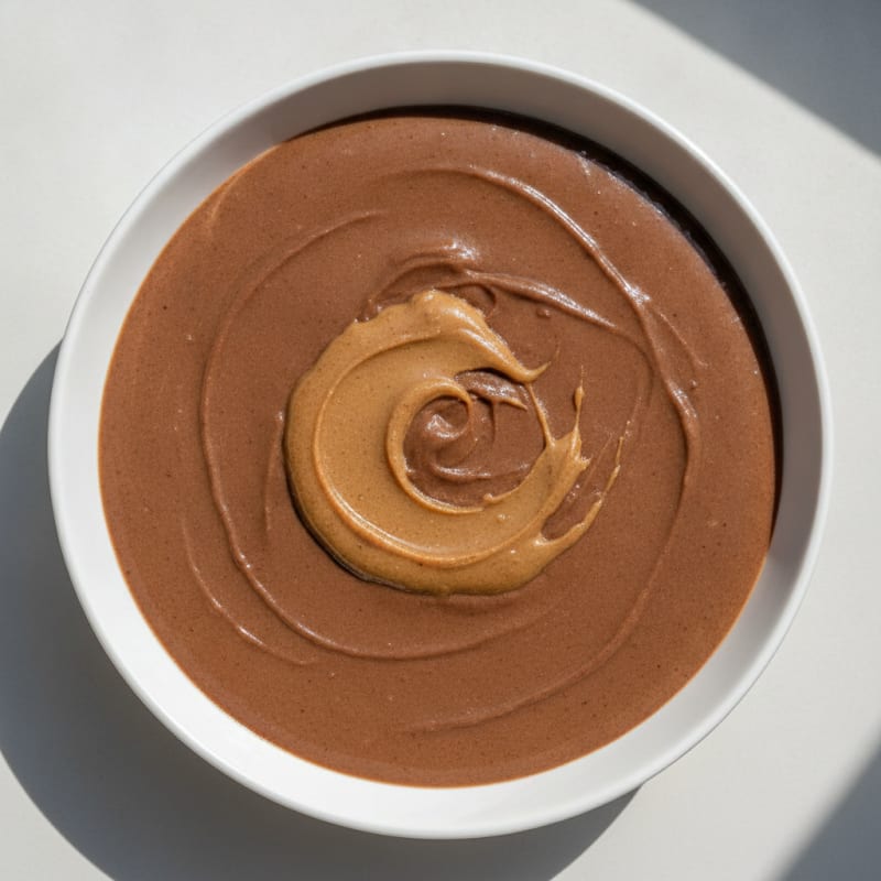 Creamy Vegan Protein Pudding with Almond Butter