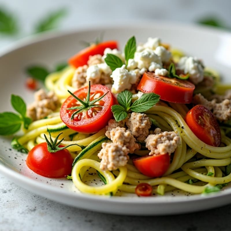 Protein-Packed Turkey and Zucchini Noodle Skillet