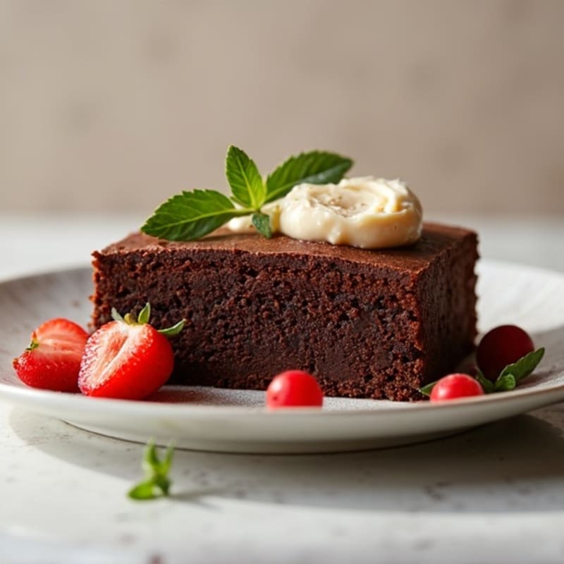 Flourless Dark Chocolate Almond Torte