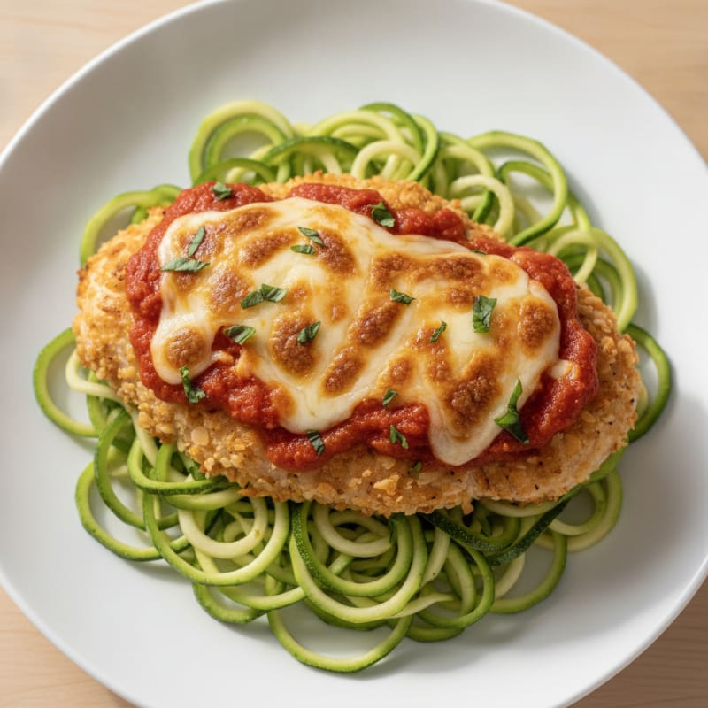 Crispy Chicken Parmesan with Marinara