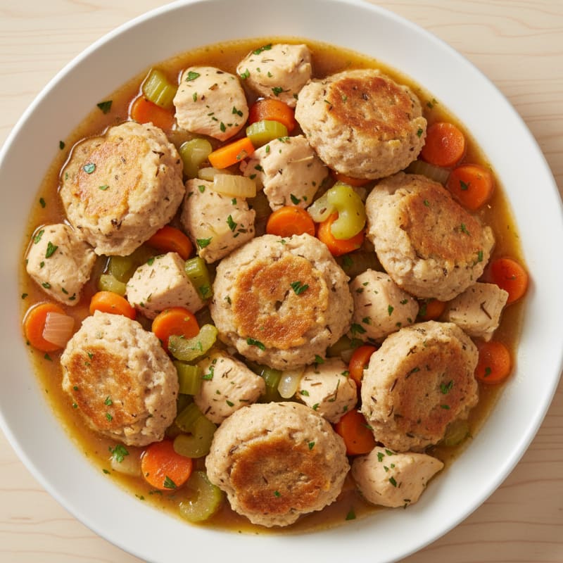 Homestyle Chicken and Herb Dumplings