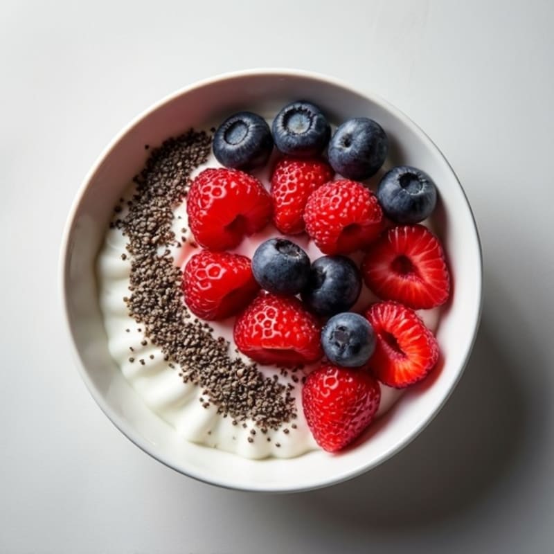 Greek Yogurt Protein Bowl with Berries