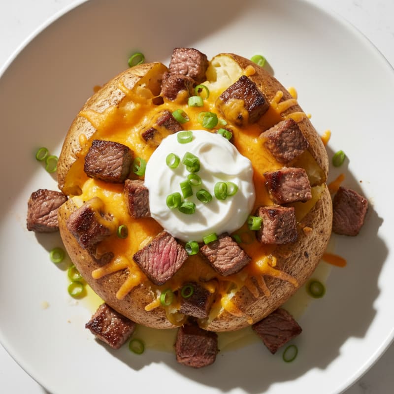 Hearty Steak and Potato Bake