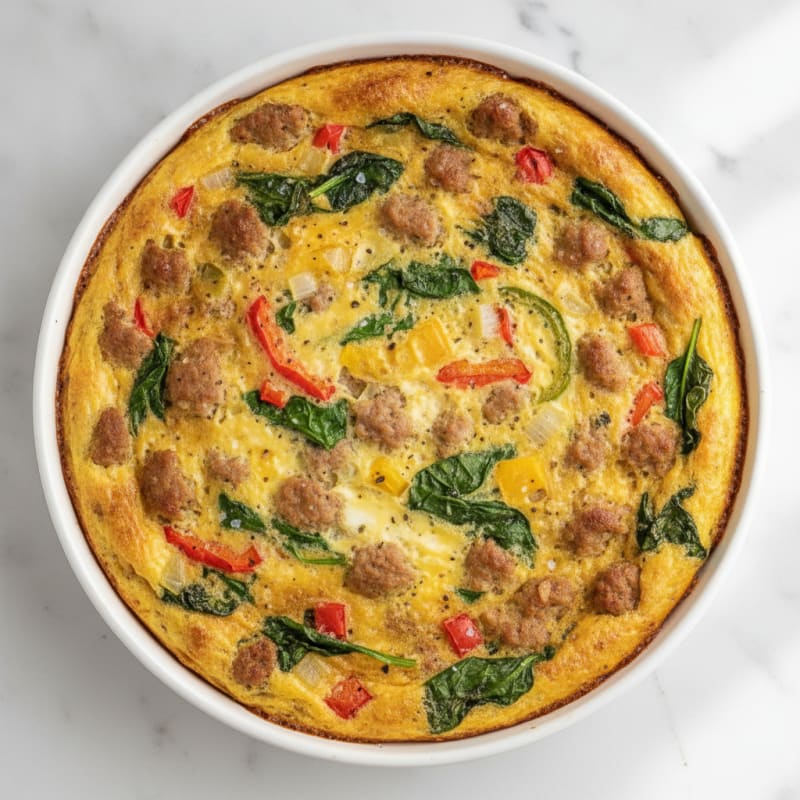 Savory Egg and Sausage Breakfast Bake